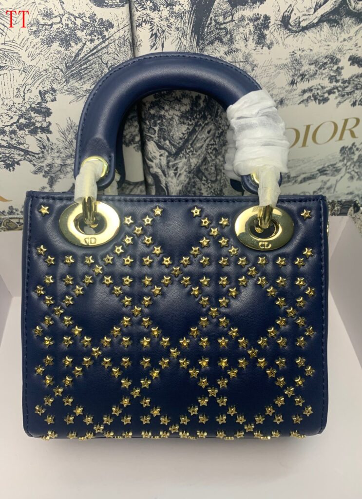 Dior Mini Lady Dior Lucky Star Bag Black 17Cm - Image 7