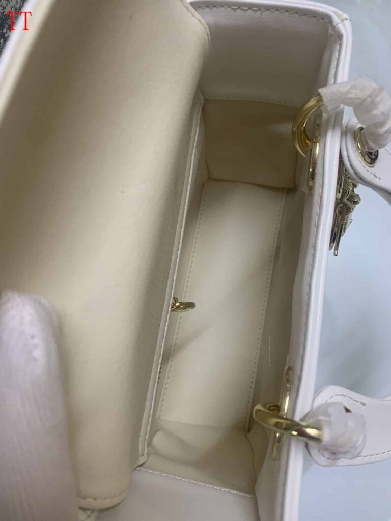 Dior Mini Lady Dior Lucky Star Bag White 17Cm - Image 7