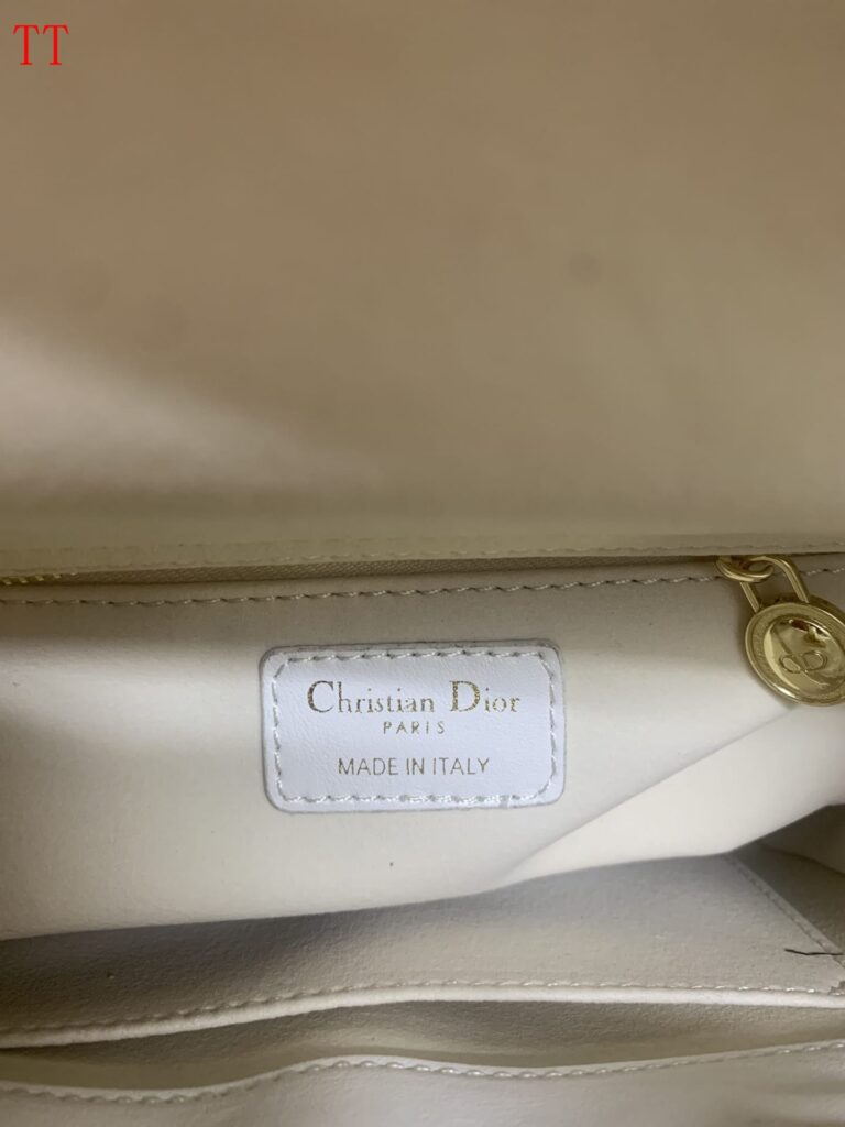 Dior Mini Lady Dior Lucky Star Bag White 17Cm - Image 8