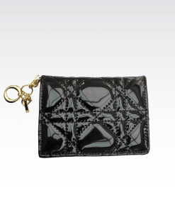 Dior Lady Mini Wallet Black 10.5Cm S0178Onmj_M900
