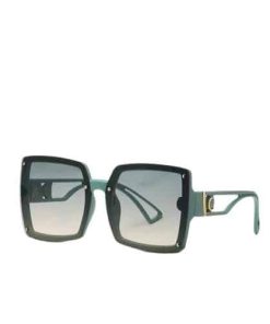  Dior Sunglasses Retro Large Frame Green