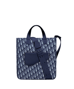 Dior Saddle Tote Bag With Shoulder Strap Beige And Navy Blue 32Cm 1Adsh175Yks H05E