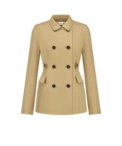 Dior Fitted Jacket Polyester Beige