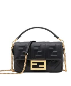 Fendi Baguette Mini Black 20Cm 8Bs017A72Vf15Zw