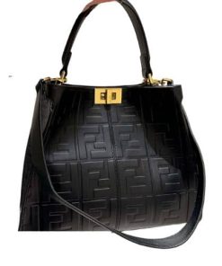Fendi Original Peekaboo Black 30Cm
