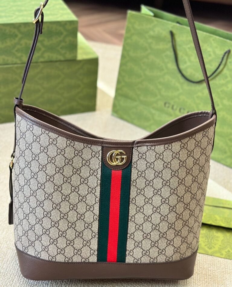 Gucci Ophidia Gg Small Shoulder Bag ?Beige And Ebony 23Cm 781402 96Iwg 8745 - Image 3