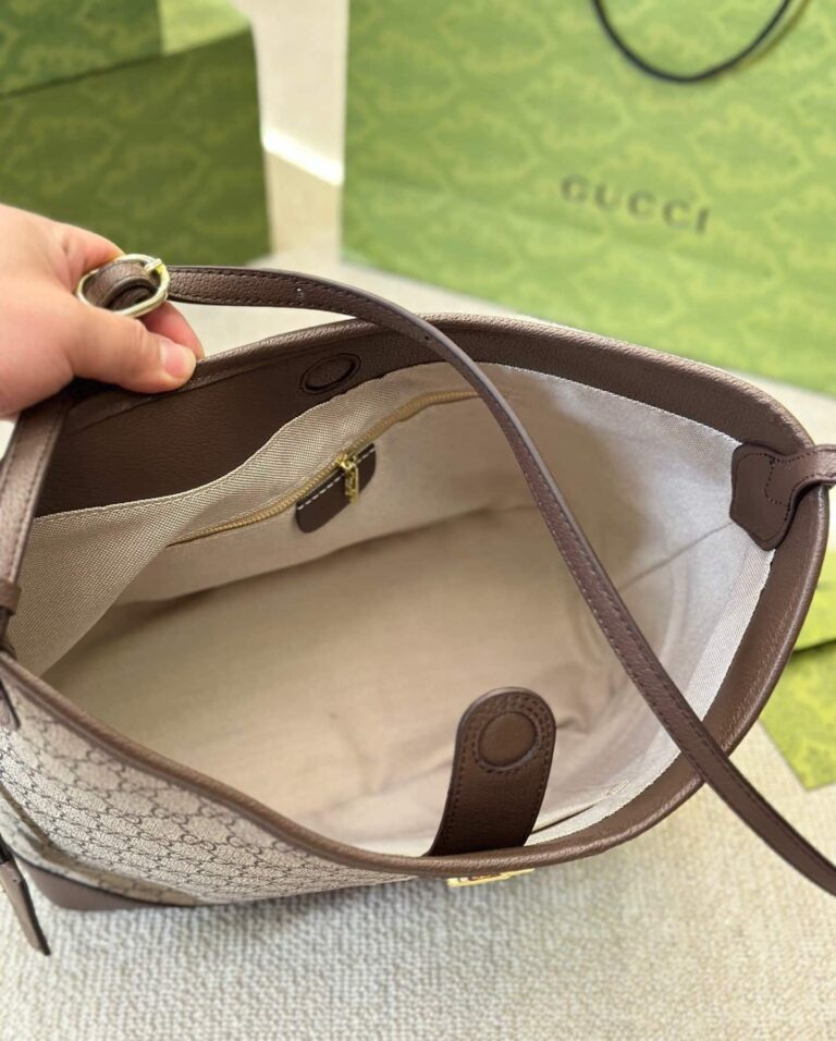 Gucci Ophidia Gg Small Shoulder Bag ?Beige And Ebony 23Cm 781402 96Iwg 8745 - Image 7