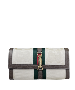 Gucci Jackie 1961 Chain Wallet Beige And Brown 19Cm 652681 Huhhg 8565