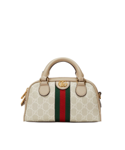 Gucci Women'S Metallic Ophidia Gg Top Handle Bag Beige And White 32Cm 724606 Fabex 9642