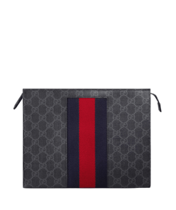 Gucci Gg Black Pouch 25Cm 475316 Khn4C 1095
