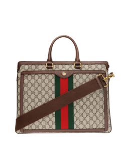 Gucci Gg Supreme Canvas Briefcase Brown 40Cm 547970 9C2St 8746