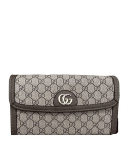 Gucci Ophidia Gg Card Case Holder Brown 23Cm