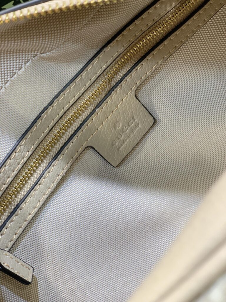 Gucci Women'S Metallic Ophidia Gg Top Handle Bag Beige And White 32Cm 724606 Fabex 9642 - Image 3