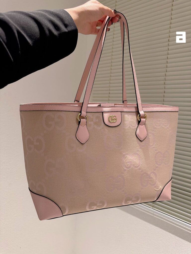 Gucci Ophidia Jumbo Gg Medium Tote Beige And Pink 38Cm 631685 Ukmbg 8480 - Image 2