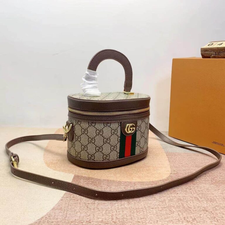 Gucci Beige Gg Supreme Ophidia Cosmetic Case 21Cm 627463 96Iwg 8745 - Image 4