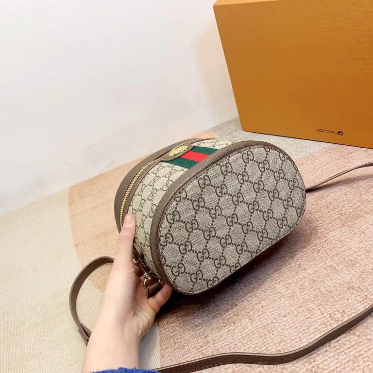 Gucci Beige Gg Supreme Ophidia Cosmetic Case 21Cm 627463 96Iwg 8745 - Image 8