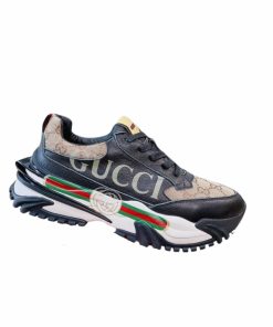 Gucci Gc Rhython Leather Sneaker Black