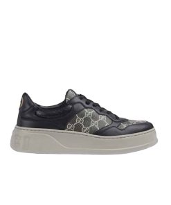 Gucci Men'S Gg Trainer Supreme Canvas Black ?669582 Aacod 1072