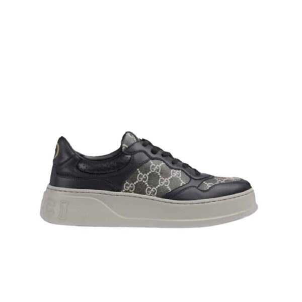Gucci Men'S Gg Trainer Supreme Canvas Black ?669582 Aacod 1072