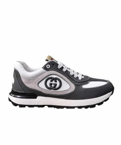Gucci Double G Men'S Run Sneaker Gray