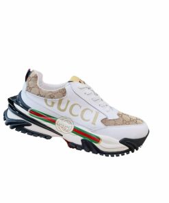 Gucci Gc Rhython Leather Sneaker White