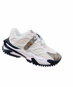 Gucci Gg Men?S Sneaker Rubber Leather White