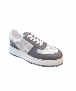 Louis Vuitton Monogram Empreinte Leather Gray And White