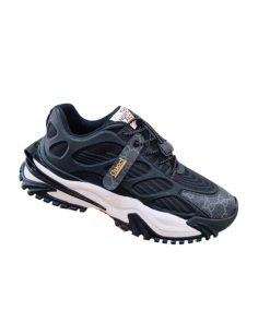 Gucci Gg Men?S Sneaker Rubber Leather Black