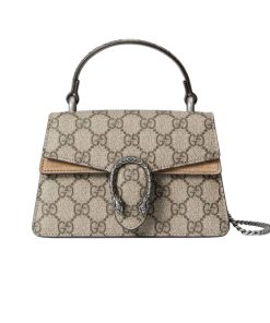 Gucci Dionysus Mini Top Handle Bag Beige 18Cm