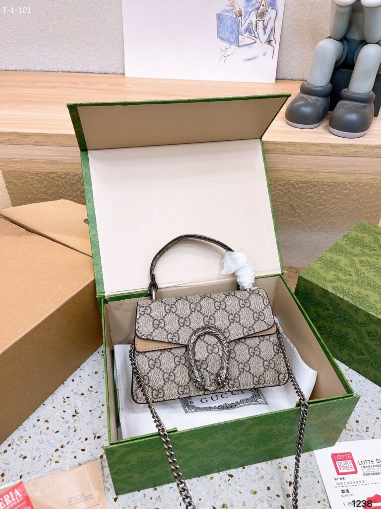 Gucci Dionysus Mini Top Handle Bag Beige 18Cm - Image 2