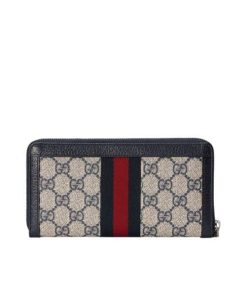 Gucci Ophidia Zip Around Wallet 19.5Cm Black 52315496Iwn