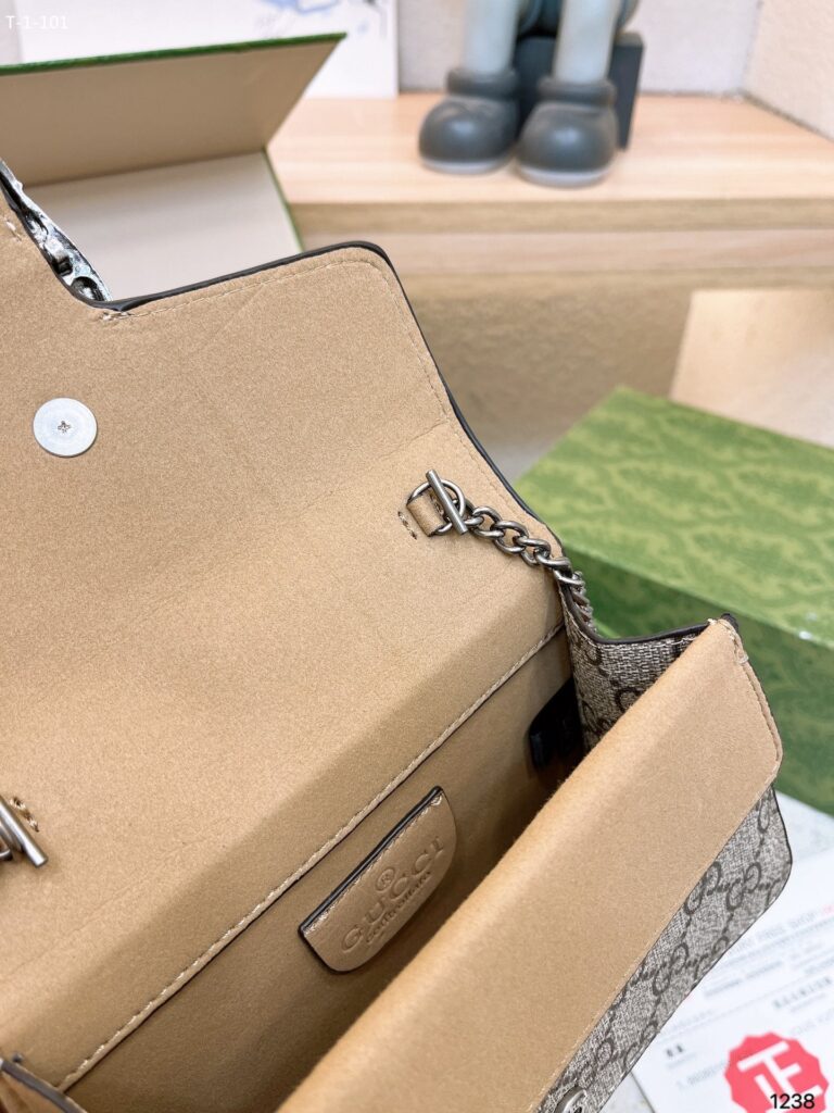 Gucci Dionysus Mini Top Handle Bag Beige 18Cm - Image 10