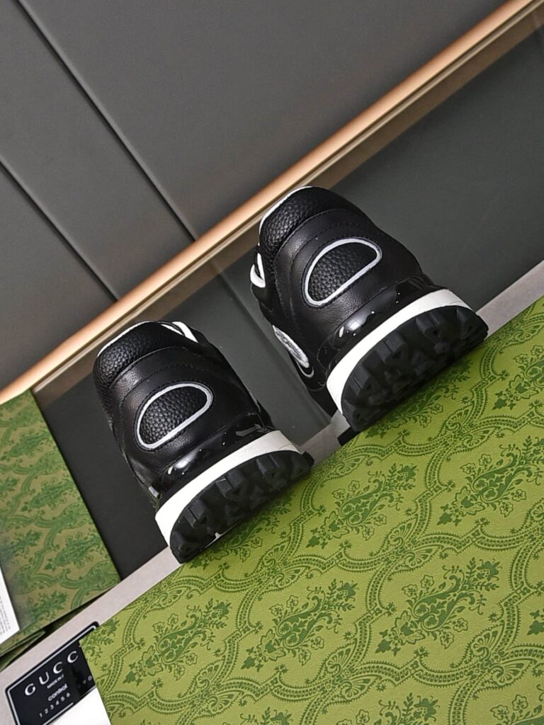 Gucci Double G Men'S Run Sneaker Black - Image 5