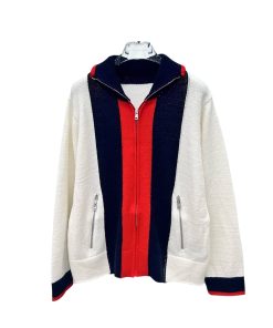 Gucci Wool Zip Jacket With Web White