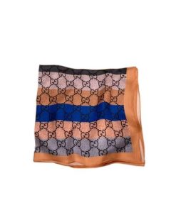 Gucci Gg Jacquard Scarf 70Cm Beige