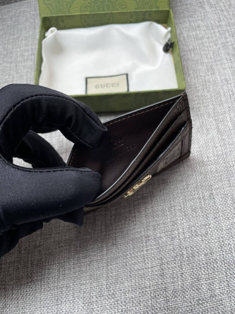 Gucci Ophidia Gg Card Case Monogram Brown 10Cm 523159 96Iwg 8745 - Image 9