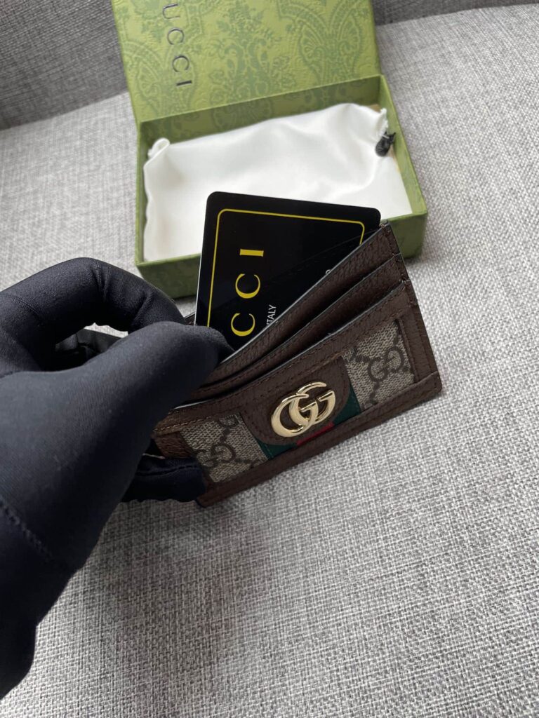 Gucci Ophidia Gg Card Case Monogram Brown 10Cm 523159 96Iwg 8745 - Image 7