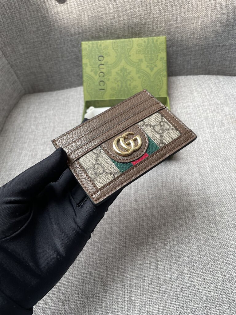 Gucci Ophidia Gg Card Case Monogram Brown 10Cm 523159 96Iwg 8745 - Image 4