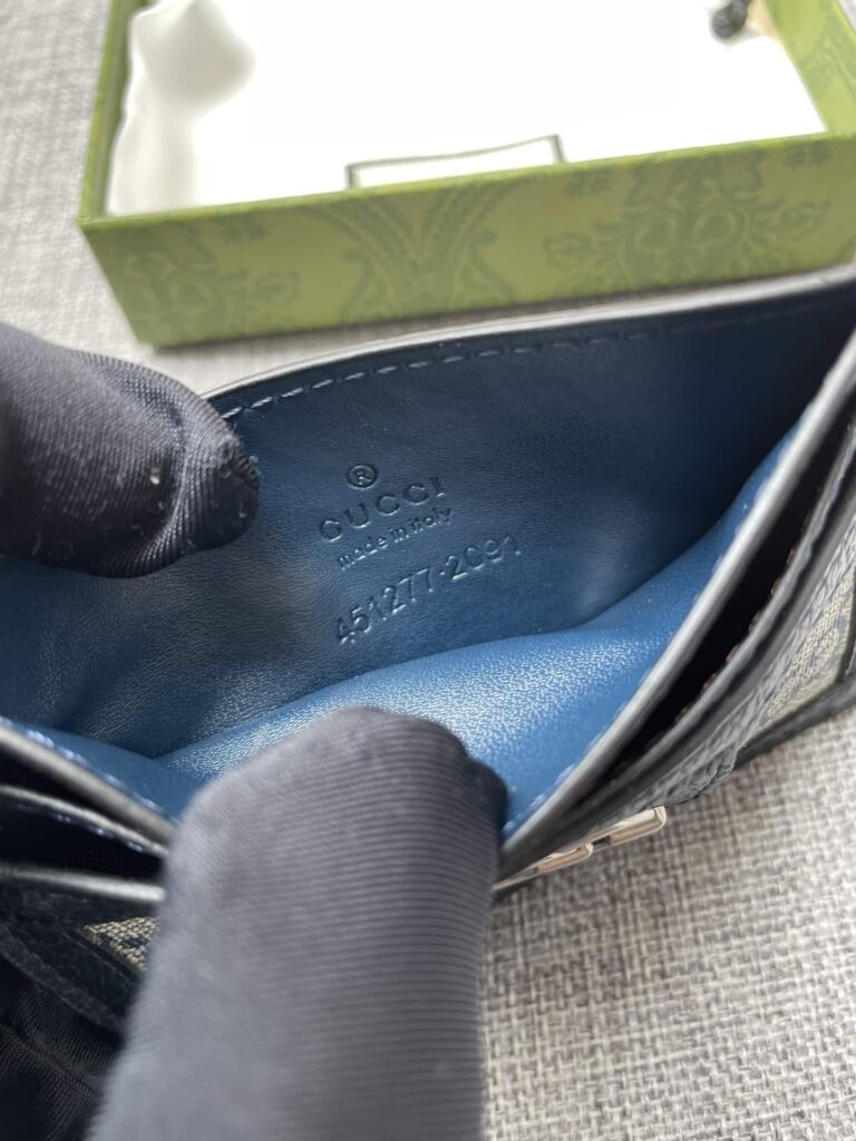 Gucci Ophidia Gg Card Case Monogram Black 10Cm - Image 8