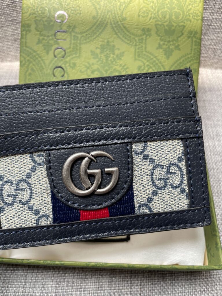 Gucci Ophidia Gg Card Case Monogram Black 10Cm - Image 6