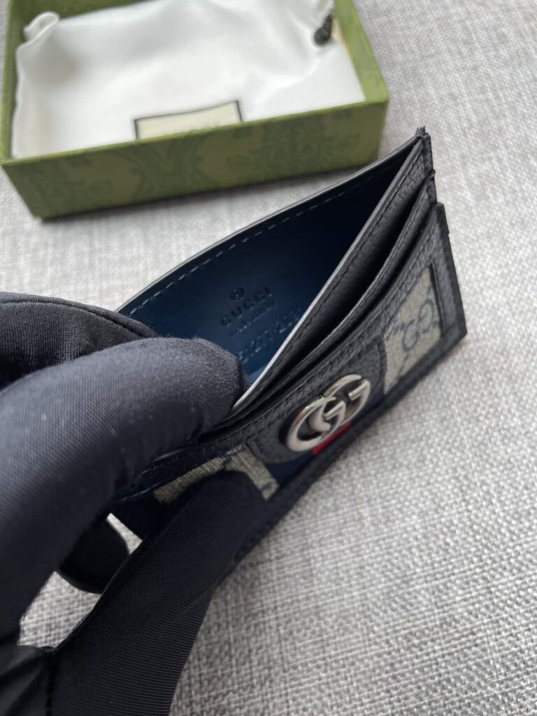 Gucci Ophidia Gg Card Case Monogram Black 10Cm - Image 5