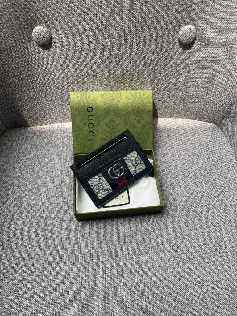 Gucci Ophidia Gg Card Case Monogram Black 10Cm - Image 3