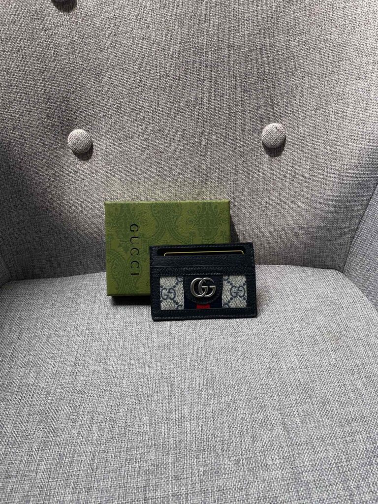 Gucci Ophidia Gg Card Case Monogram Black 10Cm - Image 2