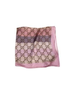 Gucci Gg Jacquard Scarf 70Cm Pink