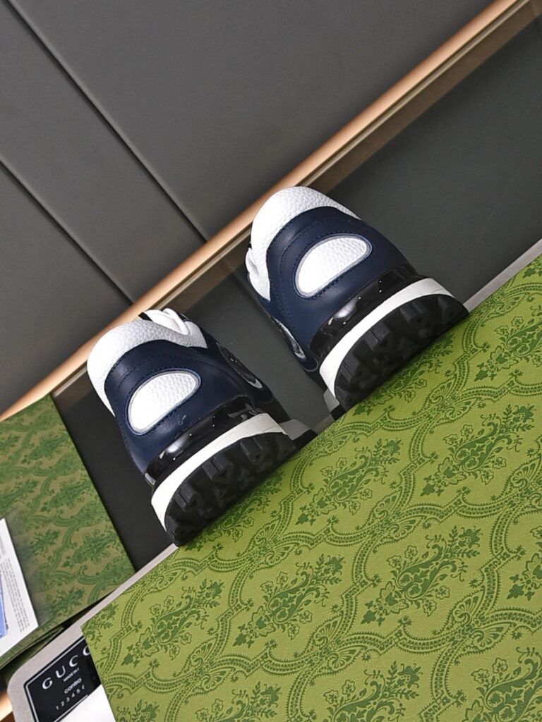 Gucci Double G Men'S Run Sneaker Blue - Image 5