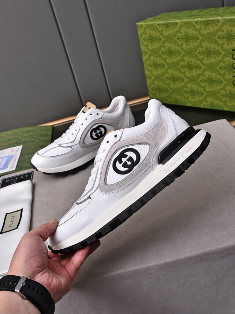 Gucci Double G Men'S Run Sneaker Beige - Image 2