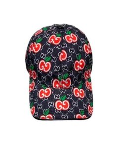 Gucci Gg Apple Baseball Cap Black