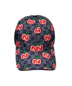 Gucci Gg Apple Baseball Cap Grey