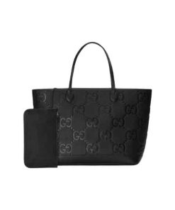 Gucci Jumbo Gg Large Tote Bag Black 40Cm 726755 Aaby0 1000