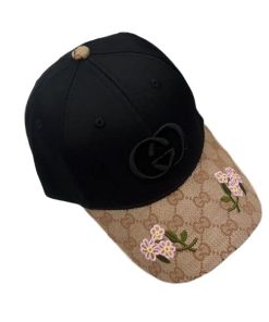 Gucci Gg Logo Baseball Cap Black